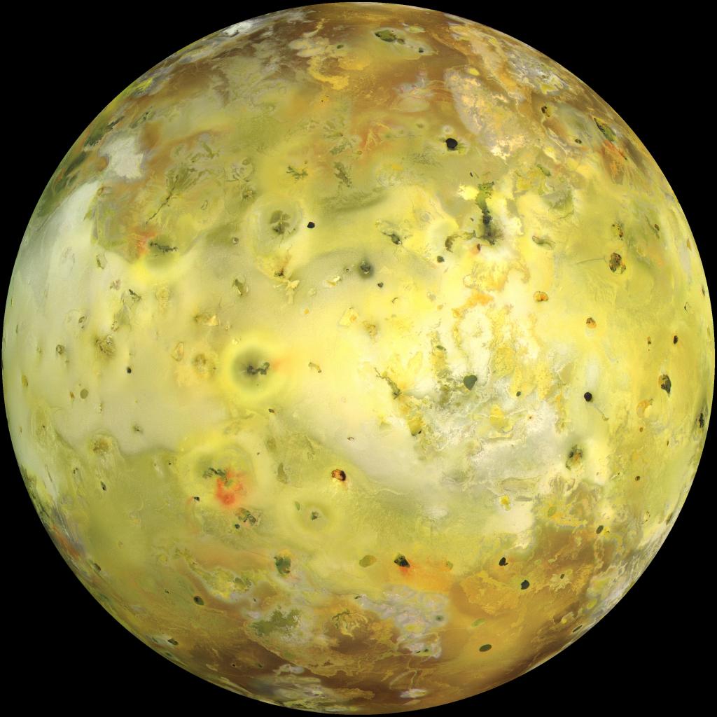 Снимок "Вояджера-1". Спутник Юпитера - Ио.